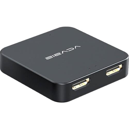 Acasis Splitter 4K HD Video Switch HDMI-compatible 1X2 Split 1 in 2 Out Amplifier Dual Display For HDTV PS4 Projector