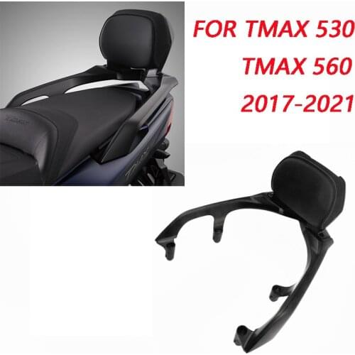 High Quality All Black Motorcycle Accessories Passenger Backrest Stay for T-MAX530 TMAX530 tmax 530 TMAX 560 TMAX560 2017-2021