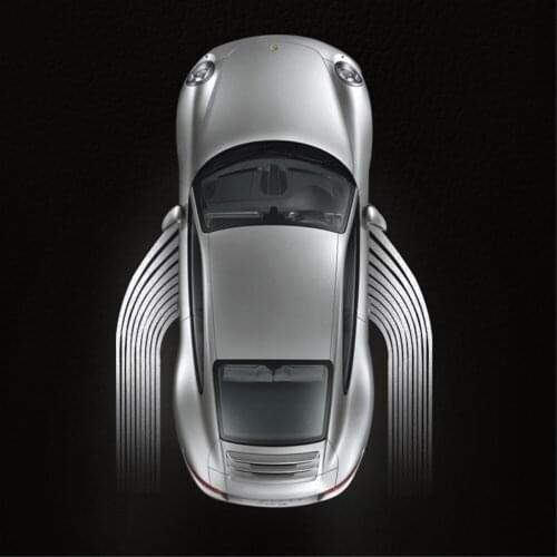 XUNMA Brand New car Motorcycle driving decoration lamp Wings welcome LED lamp safety indicator lamp car side reception lamp