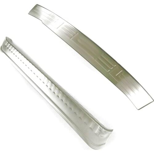 Rear Bumper Protector Tail Trim Frame Decorative For Toyota Land Cruiser Prado FJ150 150 2010 2011 2012- 2016 Car Stickers