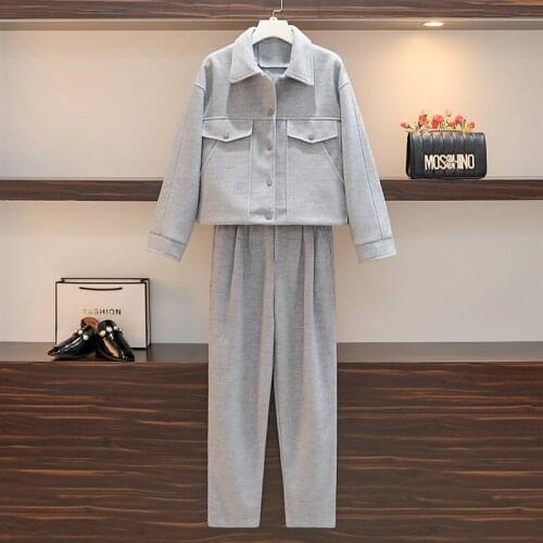 Spring Office 2 Piece Sets Women Long Sleeve Blouse+pants Sets Suits Casual Korean Elegant Ladies Womens Sets Femme cloth 2021
