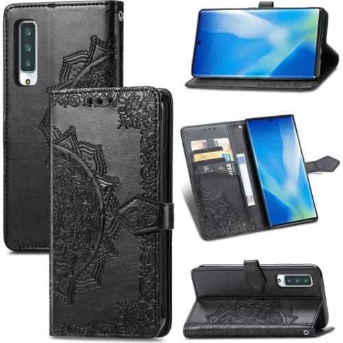 10Pcs Mandala Pattern Wallet Flip Phone Case for Fujitsu Arrows NX9 F-52A 5G F-51A Be4 F-41A Be3 F-01L F-02L