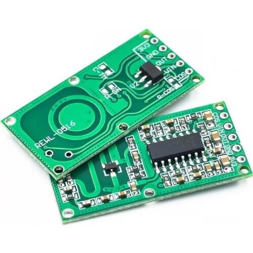 10pcs RCWL-0516 microwave radar sensor module Human body induction switch module Intelligent sensor