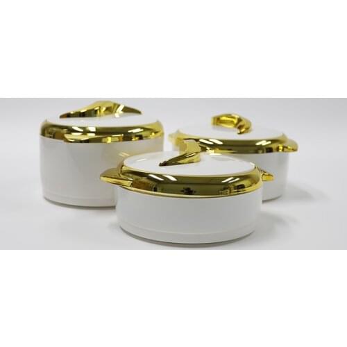 3Pcs/Set 1.5/2/2.5L Plastic Food Warmer Lunch Box Container Ramadan Party Wedding