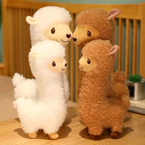 33cm-53cm Kawaii Alpaca Plush Toy Stuffed Animal Soft Plushie Sheep Llama Sleep Pillow Cushion Sofa Home Decor Kids Girls Gift