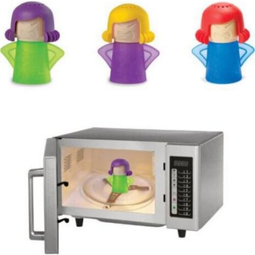 Angry Mama Microwave Cleaner Easily Cleans Microwave Oven Steam Cleaner Appliances for The Kitchen Refrigerator cleaning