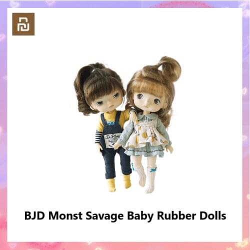 Xiaomi BJD Monst Savage Baby Rubber Dolls Toys Whole Body Joints Movable Height 20 Centimeters Kids Birthday Gift Surprise