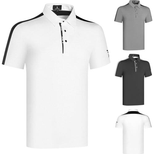 2021 Golf Short-Sleeved Outdoor Sports Quick-Drying Mens Polo T-Shirt Top Casual Fashion Quick-Drying Wicking Jersey