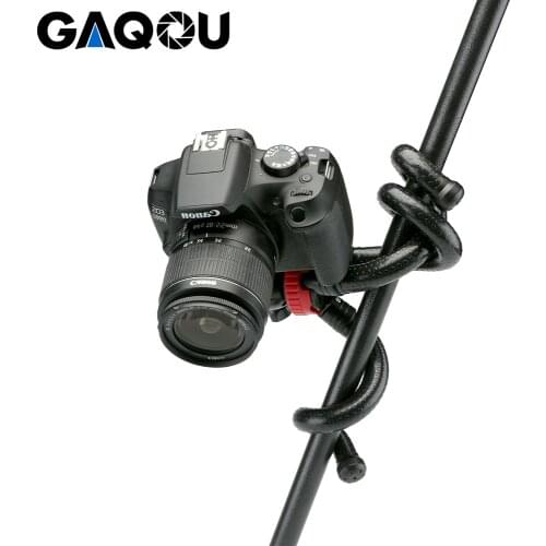 GAQOU Mini Flexible Tripod Octopus Travel Portable Mobile Phone Tripod Bracket Monopod Selfie Stick For iPhone Gopro DSLR Camera