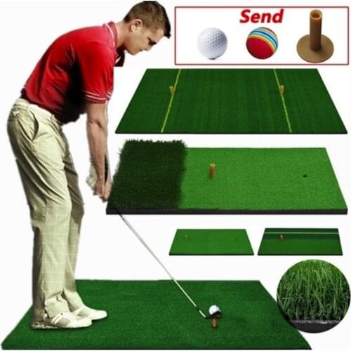 Artificial Lawn Durable Useful Nylon Grass Foam Pad Green Golf Rubber Tee Practice Mat Golf Hitting Mat Backyard Indoor Outdoor