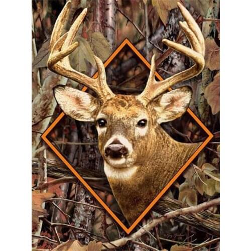 Deer Cross Stitch Kits Animal Needlework Embroidery Crafts 14CT Unprinted DIY Arts Handmade Home Decor