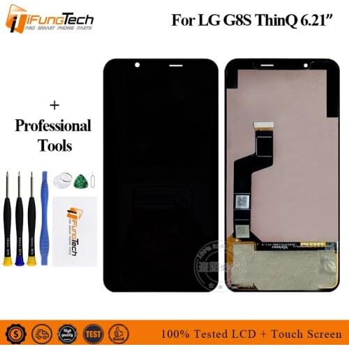 6.21" New LCD Display For LG G8S ThinQ Display Touch Screen For LG G8S LCD Digitizer Assembly Repair Parts No Frame +Tested