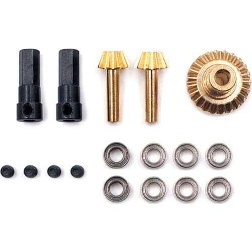 Upgrade Metal Gear Front Middle Rear Bridge Axle for 1/16 WPL C14 C24 B14 B24 Racing Truck RC Car Parts R7RB