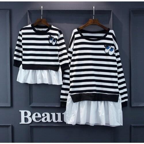 Girls Wear 2021 Spring And Autumn New Family Matching Outfits Mother And Daughter Dress A-line Skirt Womens Pleated Skirt