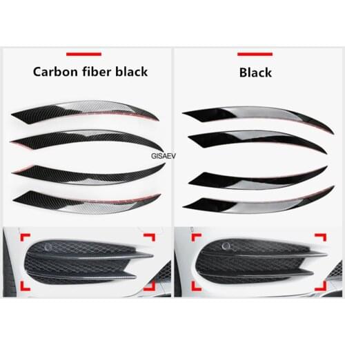 Suitable for Mercedes-Benz C-Class W205 2015-2018 car exterior front fog lamp grille grille decorative cover trim