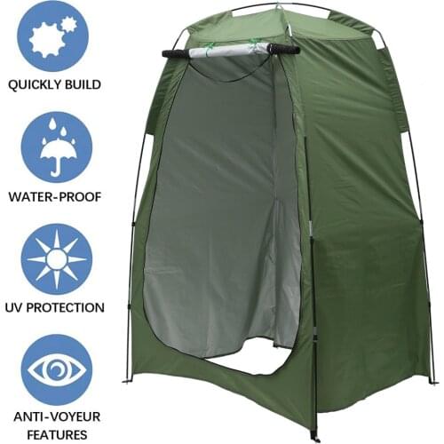 Portable Privacy Shower Toilet Camping Pop Up Tent Camouflage Anti UV function Outdoor Dressing Tent photography Tent