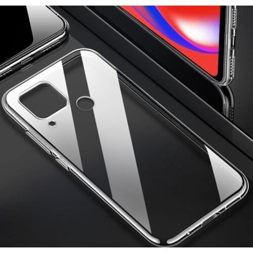 Transparent TPU Shockproof Cover For OPPO A95 A55 A35 A94 A74 A54 5G Realme C2 C11 C12 C15 C17 C20 C21 F15 F17 F19 Pro Case
