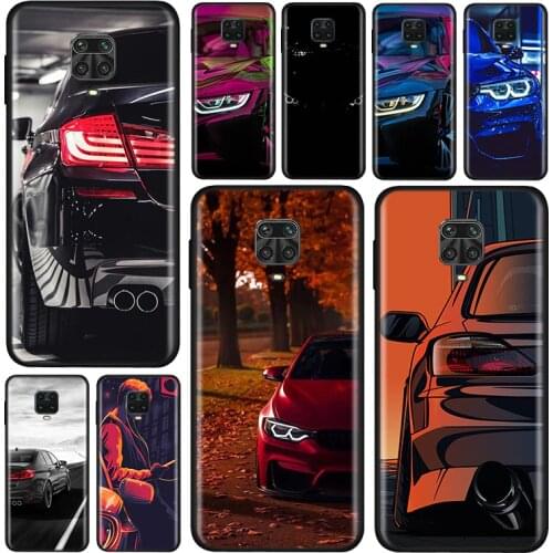 Silicone Cover Blue Red Car for Bmw For Xiaomi Redmi Note 9 9S Pro Max 8T 8 7 6 5 Pro 5A 4X 4 Phone Case Coque