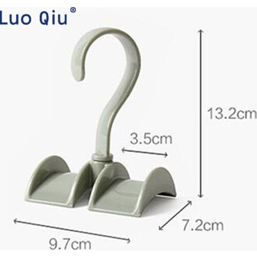 Hanger nail-free hooks for cabinets with creative bags and hangers