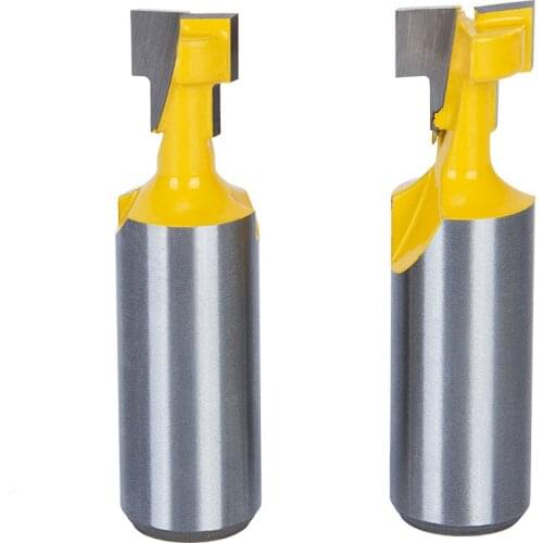 2pcs Carbide Keyhole Router Bit 3/8 Inch 1/2 Inch Cutting Diameter Cutter Tool 1/2 Inch Shank Milling Cutter