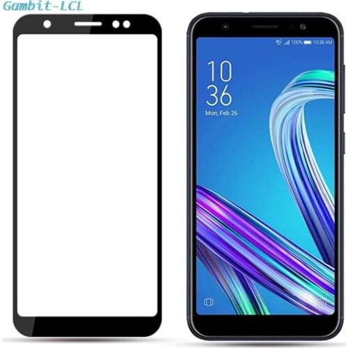 2PCS Full Cover Tempered Glass For ASUS ZenFone Max M1 ZB555KL ZB556KL X00PD Screen Protector Glass Protective Film