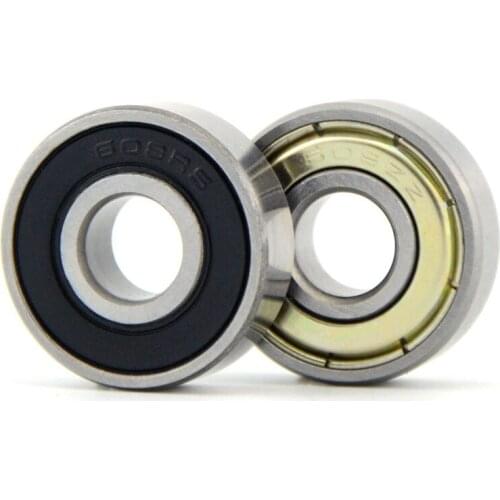 603ZZ 604ZZ 605ZZ 606ZZ 607ZZ 608ZZ 609ZZ Mini Metal Double Shielded Deep Groove Ball Bearing 10PCS