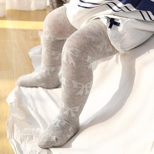 BENLI WHITE Tights And Stockings For Girls