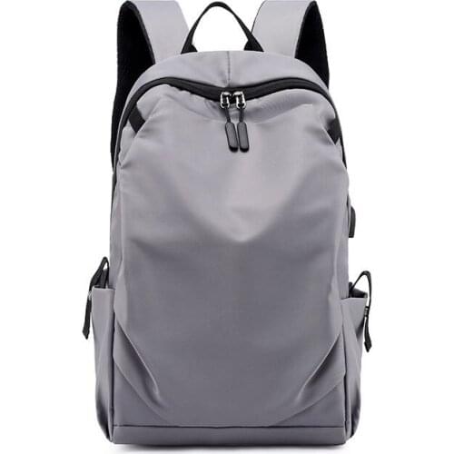 Black Women Backpack 2020 Men Nylon Travel Shoulder Bag Soft School Bag For Teenager Girls Solid Color Bag Pack Purse S2463