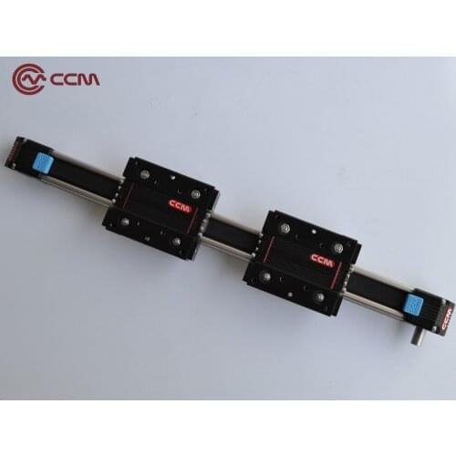 Two carriages linear guide rails 1000mm on sale