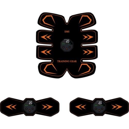 EMS wireless muscle stimulator ABS abdominal muscle trainer toner body fitness USB charger home fitness massage slimming device
