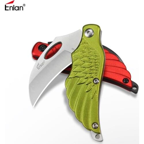 ENLAN 2PCS/LOT Steel Claw knives Hunting Knife CS GO Tactical Neck Knife Camp Hike Outdoor Self Defense Hunting Survival Tools