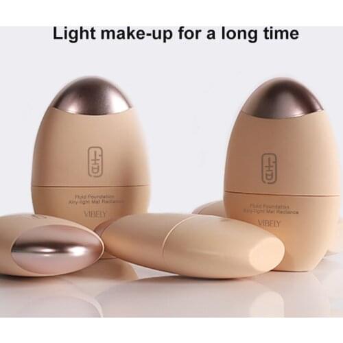 30ml Liquid Foundation Concealer Oil Control Moisturizing Combination Type With Brush Long Lasting Bright Makeup TSLM1