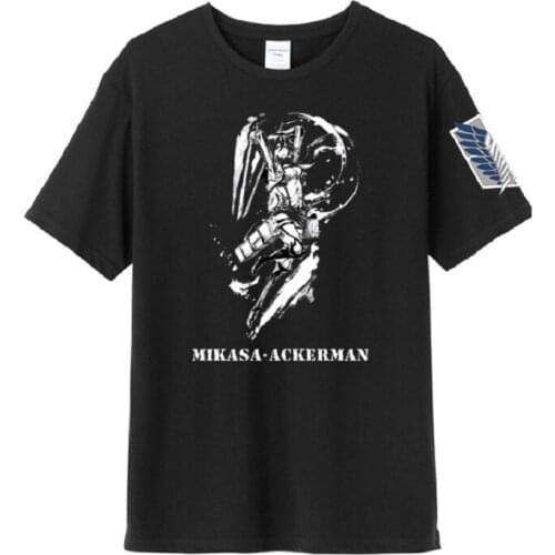 Unisex Anime Attack on Titan Eren Tee T-Shirt T shirt student Casual Cotton Attack on Titan T-shirt tees T Shirt