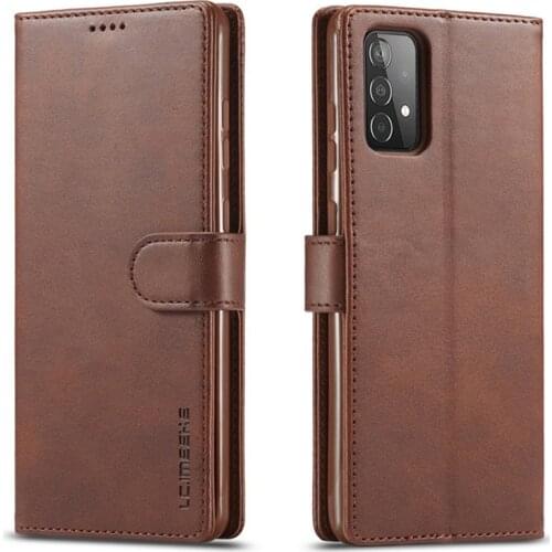 Retro Leather Wallet Phone Case For Samsung Galaxy A52 A72 A42 A32 A12 5G Flip Stand Magnetic Cover Book Style With Card Holder