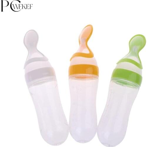 Baby Spoon Bottle Feeder Dropper Silicone Spoons For Feed Medicine Kids Toddler