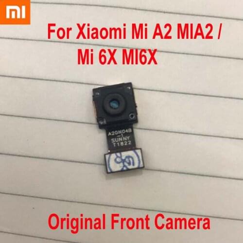 Original Tested Working Selfie Small Facing Front Camera Module For Xiaomi Mi A2 MIA2 / Mi 6X MI6X Phone Flex Cable Spare Parts