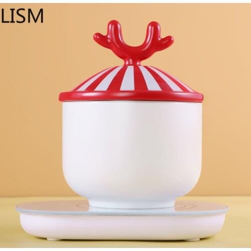 Nordic Ceramic Coffee Mug Set Porcelain Ceramic Couple Cup Creative Mug Milk Cup Thermostat Cup Cute Coffee Mug with Cover