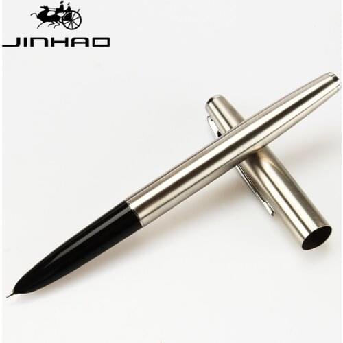 Jinhao 911 Financial Tip 0.38mm Extremely Fine Fountain Pen Stainless Steel Classic Body School Office Writing Stationery