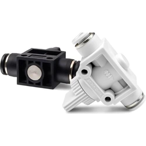 Pneumatic Components Quick Connector Hand Valve Pipeline Valve Trachea Quick Plug Plastic Valve HVFF-6810