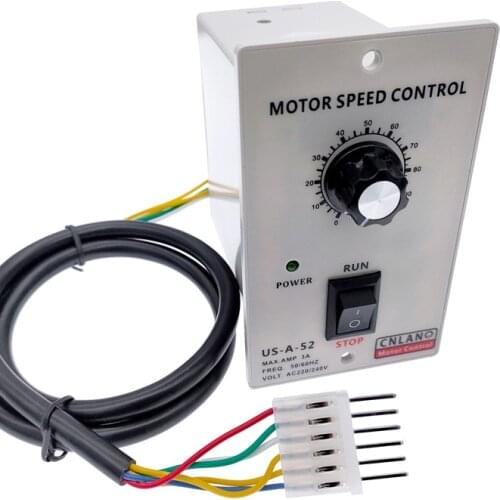 Speed controller 400W US-A-52 AC 220V Motor Speed Pinpoint Regulator Controller Forward & Backward 50/60hz