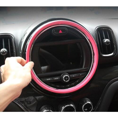 Central Control Screen Inner Ring Decorative Shell fit for BMW MINI F54/F55/F56/F60 Interior Sticker Cover