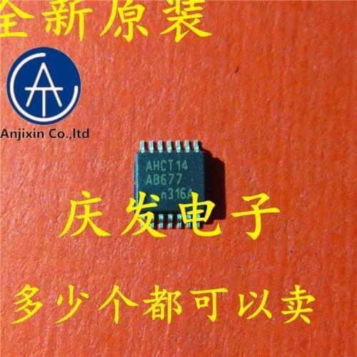 10pcs 100% orginal new real stock SN74AHCT14PWR AHCT14 TSSOP14