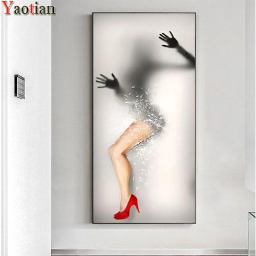 5D Diamond Painting DIY Diamond Mosaic Cross Stitch Kits Abstract Sexy Woman Full Square Round Drill Embroidery Home Decoration