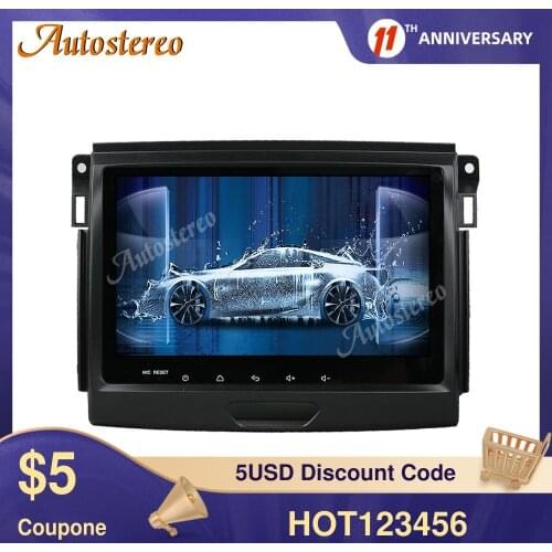 Android 9.0 4+64GB Car GPS Navigation For Ford Everest 2015-2019 Stereo Head Unit Multimedia Player Auto Radio Carplay IPS 2.5