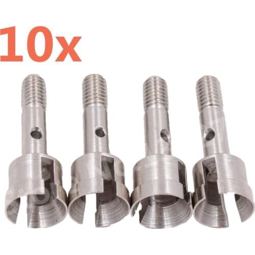 10 Pieces RC Car WLtoys A959 A969 A979 Upgrade Part Metal Wheel Axle Convert To 1/10 On-road Wheel Set For RC 1/18 Scale Models