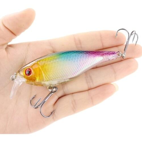 JIANGHAI glistening Minnow Fishing Lure Crank Bait 90mm 12.5g Artificial Hard Bait Fishing Tackle Quality Wobblers Swimbait LC1