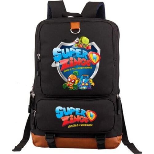 Canvas Backpack Super Zings Girls&Boys School Bag Capacity Women Backpack School Bag For Teenage Girls Mochila Mujer Female