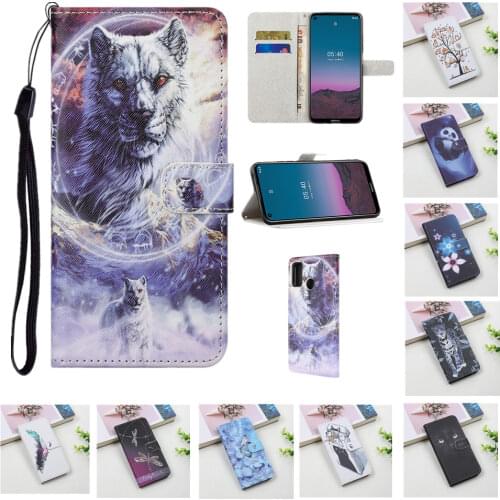 Fashion Painted Leather Case for Motorola Moto G100 G30 E7 G9 Plus Fundas Card Holder Folded Stand Full Protection Phone Cover
