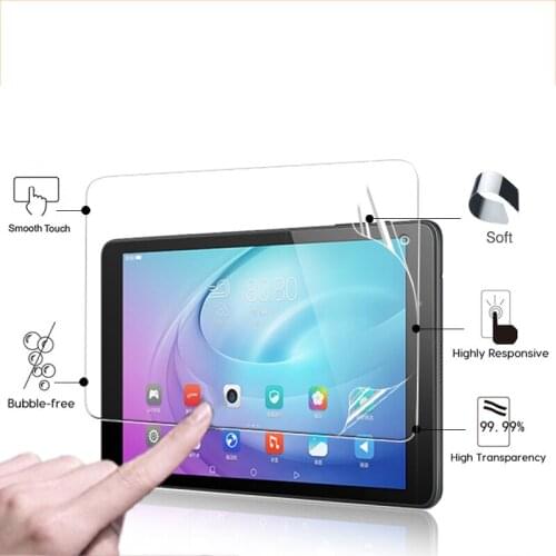 Best HD Clear Glossy screen protector film For HUAWEI MediaPad T2 10.0 Pro 10.1" tablet front screen protective cover+ tools