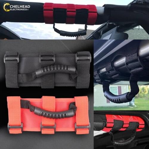 Roll Bar Grab Handles Grip Handle for Jeep Wrangler YJ CJ TJ JK JKU JL JLU UTV Off road Accessories Parts